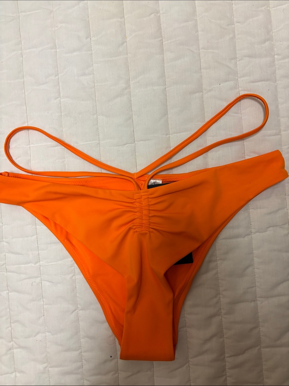 WEEKDAY Bikini Bottom Orange Sz M NWT